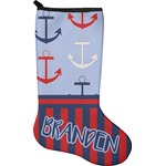 Classic Anchor & Stripes Holiday Stocking - Neoprene (Personalized)