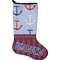 Classic Anchor & Stripes Stocking - Single-Sided