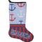Classic Anchor & Stripes Holiday Stocking - Neoprene (Personalized)