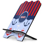 Classic Anchor & Stripes Stylized Tablet Stand (Personalized)