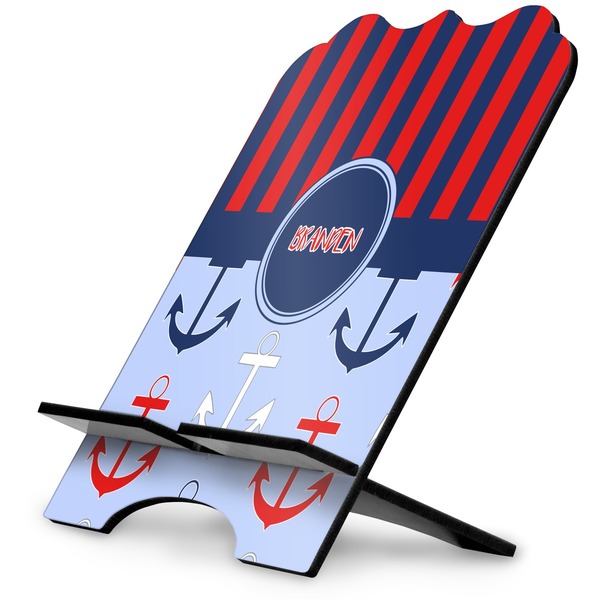 Custom Classic Anchor & Stripes Stylized Tablet Stand (Personalized)
