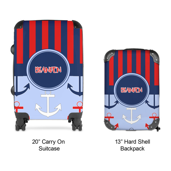Classic Anchor & Stripes Suitcase Set 4 - APPROVAL