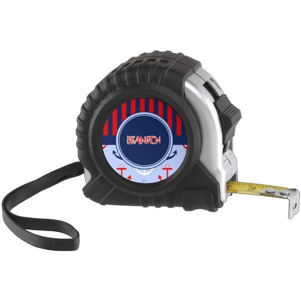 Custom Classic Anchor & Stripes Tape Measure (Personalized)