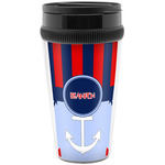 Classic Anchor & Stripes Acrylic Travel Mug without Handle (Personalized)