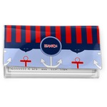 Classic Anchor & Stripes Vinyl Checkbook Cover (Personalized)