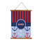 Classic Anchor & Stripes Wall Hanging Tapestry (Personalized)