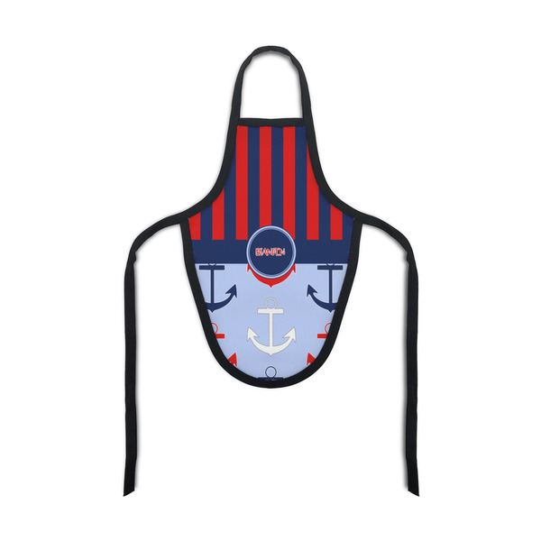 Custom Classic Anchor & Stripes Bottle Apron (Personalized)