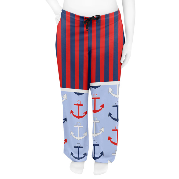 Classic Anchor & Stripes Women's Pj on model - Front