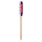 Classic Anchor & Stripes Wooden Food Pick - Paddle - Single Pick