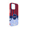 Classic Anchor & Stripes iPhone Case - Plastic - iPhone 13 Mini (Personalized)