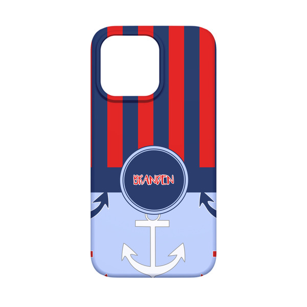 Classic Anchor & Stripes iPhone 13 Mini Case - Back