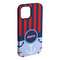 Classic Anchor & Stripes iPhone Case - Rubber Lined (Personalized)