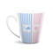 Striped w/ Whales 12 Oz Latte Mug - Front