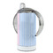 Striped w/ Whales 12 oz Stainless Steel Sippy Cups - FULL (back angle)