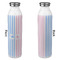 Striped w/ Whales 20oz Water Bottles - Full Print - Approval