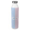 Striped w/ Whales 20oz Water Bottles - Full Print - Front/Main