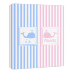 Striped w/ Whales Canvas Print - 20x24 (Personalized)
