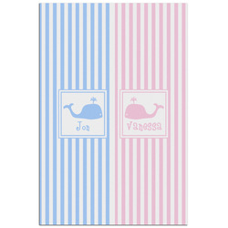 Striped w/ Whales Poster - Matte - 24x36 (Personalized)