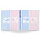 Striped w/ Whales 3-Ring Binder Approval- 1in