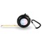 Striped w/ Whales 6-Ft Pocket Tape Measure with Carabiner Hook - Front