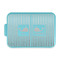 Striped w/ Whales Aluminum Baking Pan - Teal Lid - FRONT