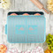 Striped w/ Whales Aluminum Baking Pan - Teal Lid - LIFESTYLE