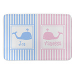 Striped w/ Whales Anti-Fatigue Kitchen Mat (Personalized)