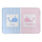 Striped w/ Whales Anti-Fatigue Kitchen Mat (Personalized)