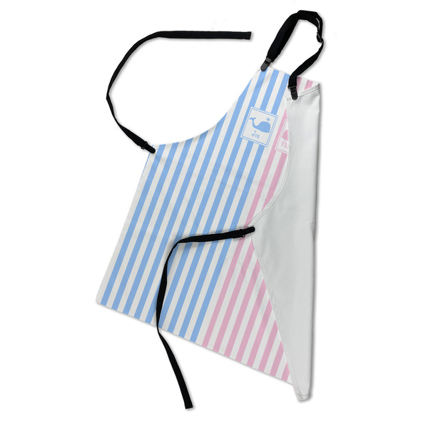 Striped w/ Whales Apron - Folded