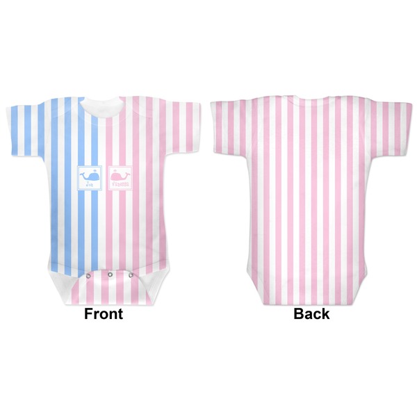 Striped w/ Whales Baby Bodysuit Approval