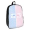 Striped w/ Whales Backpack - angled view