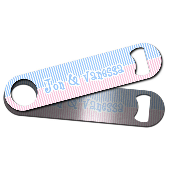 Striped w/ Whales Bar Bottle Opener - Main