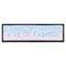 Striped w/ Whales Bar Mat - Large (Personalized)