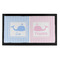 Striped w/ Whales Bar Mat - Small (Personalized)