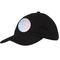 Striped w/ Whales Baseball Cap - Black (Personalized)