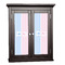 Striped w/ Whales Cabinet Decal - Small (Personalized)