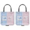 Striped w/ Whales Canvas Tote - Front and Back
