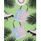Striped w/ Whales Canvas Tote Lifestyle Front and Back- 13x13