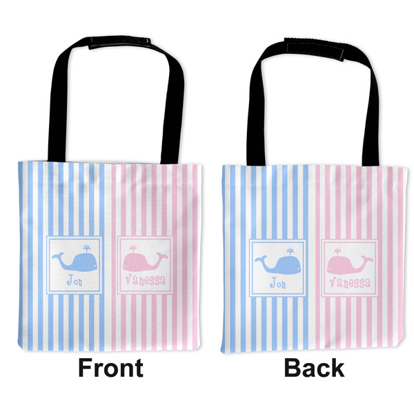 Striped w/ Whales Car Bag - Apvl