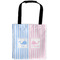 Striped w/ Whales Auto Back Seat Organizer Bag (Personalized)