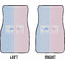Striped w/ Whales Car Mat Front - Approval
