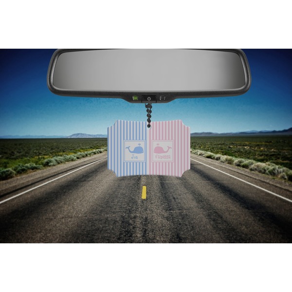 Striped w/ Whales Car Ornament - Berlin (Road)