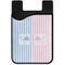Striped w/ Whales Cell Phone Credit Card Holder