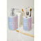 Striped w/ Whales Ceramic Bathroom Accessories - LIFESTYLE (toothbrush holder & soap dispenser)