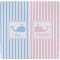 Striped w/ Whales Ceramic Tile Hot Pad (Personalized)