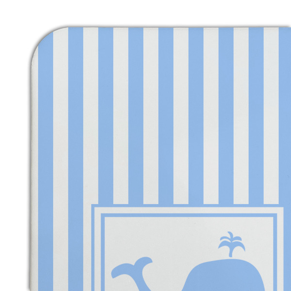 Striped w/ Whales Coaster Set - DETAIL
