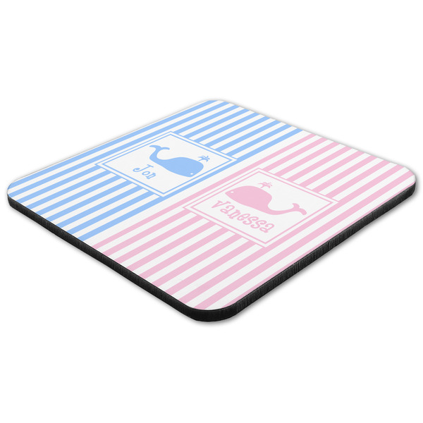 Striped w/ Whales Coaster Set - FLAT (one)