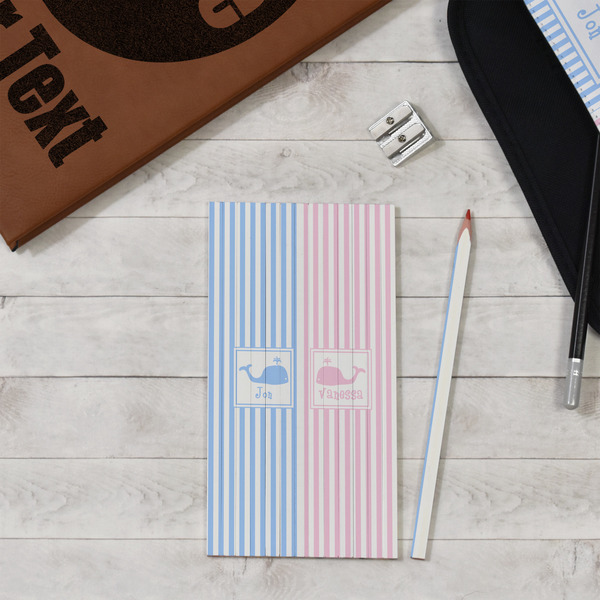 Striped w/ Whales Colored Pencils - In Context