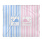 Striped w/ Whales Comforter - King - Front