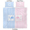 Striped w/ Whales Comforter Set - King - Approval
